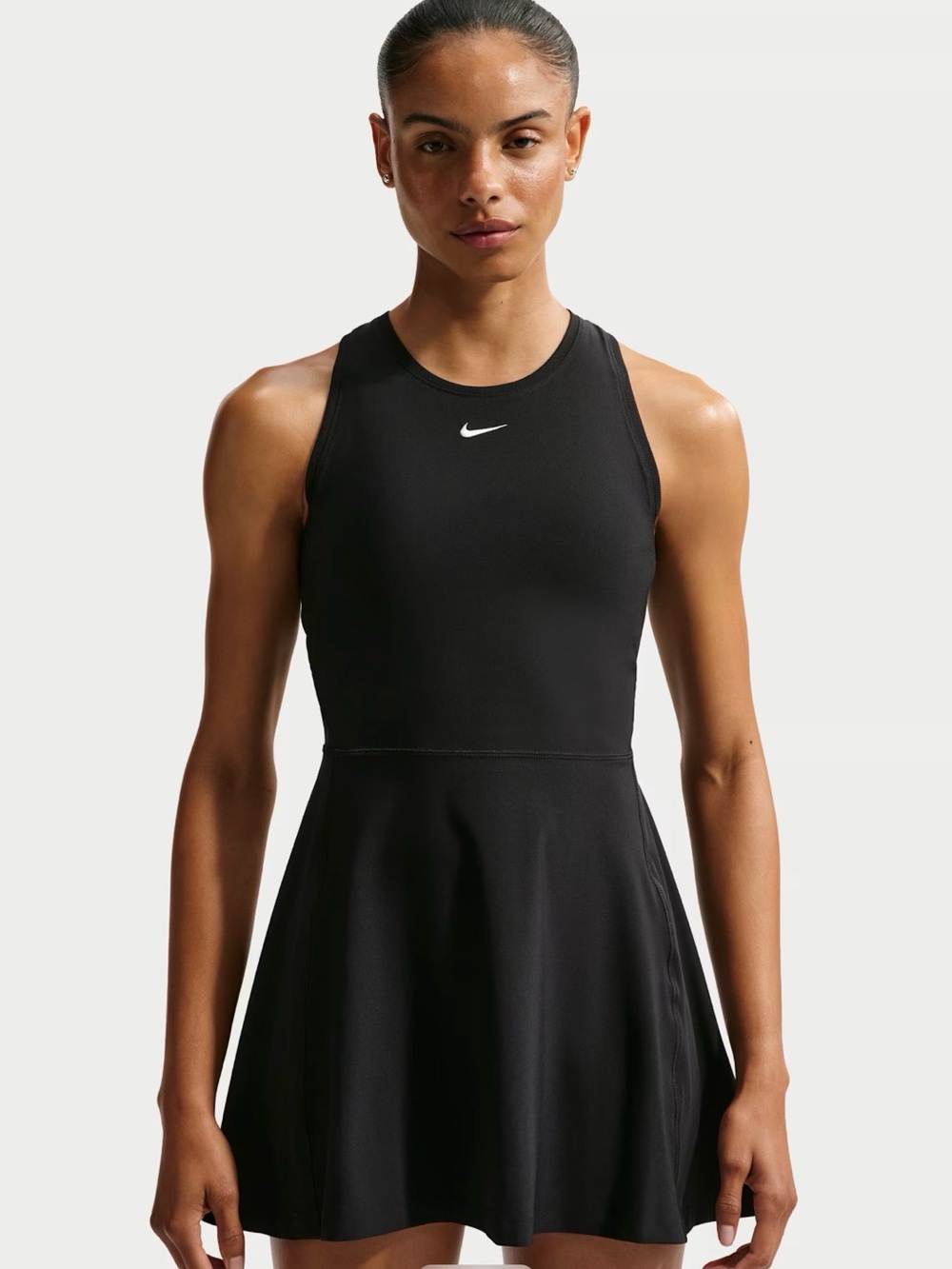 Nike Black Sleeveless Athletic Tennis Dress